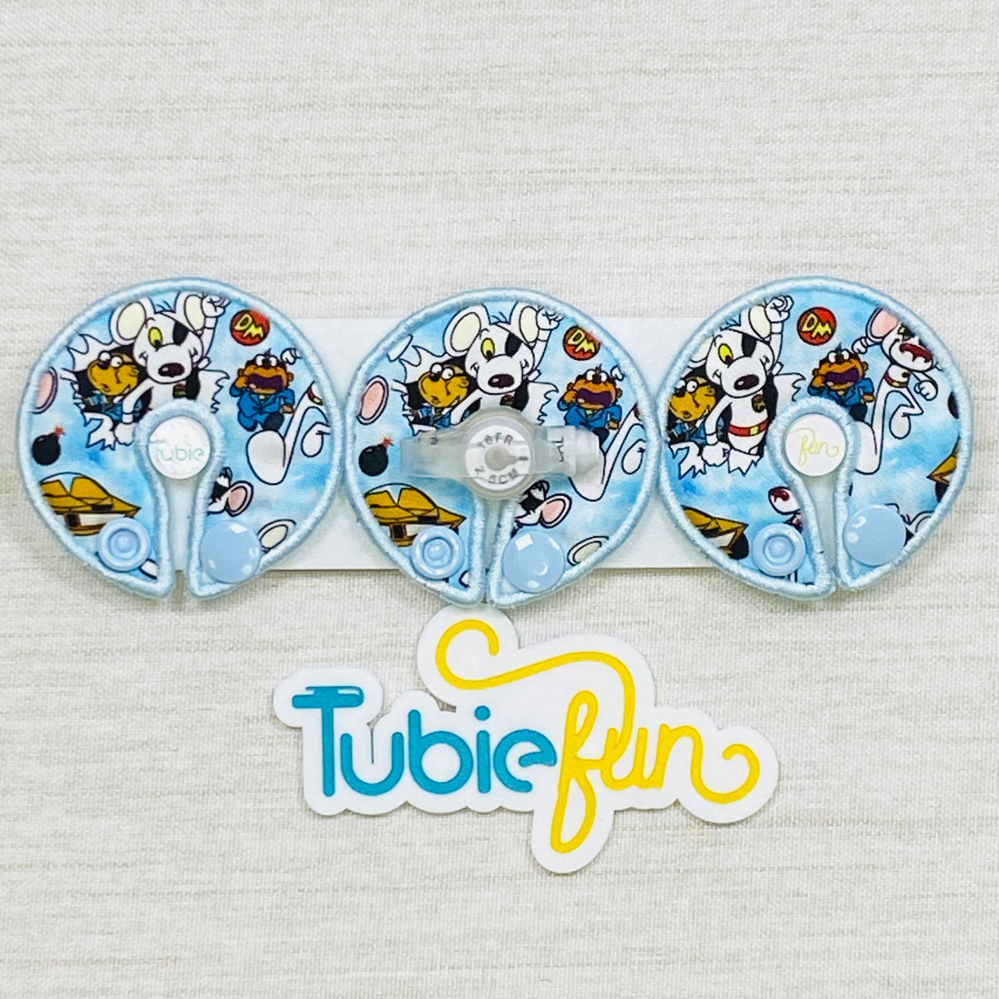 G-Tube Button Pad Cover - Heroic Mouse