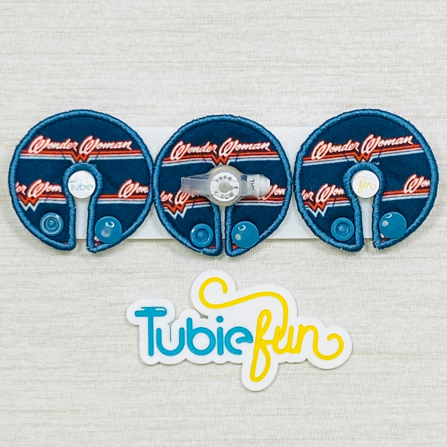 G-Tube Button Pad Cover - Wonder Lady .2