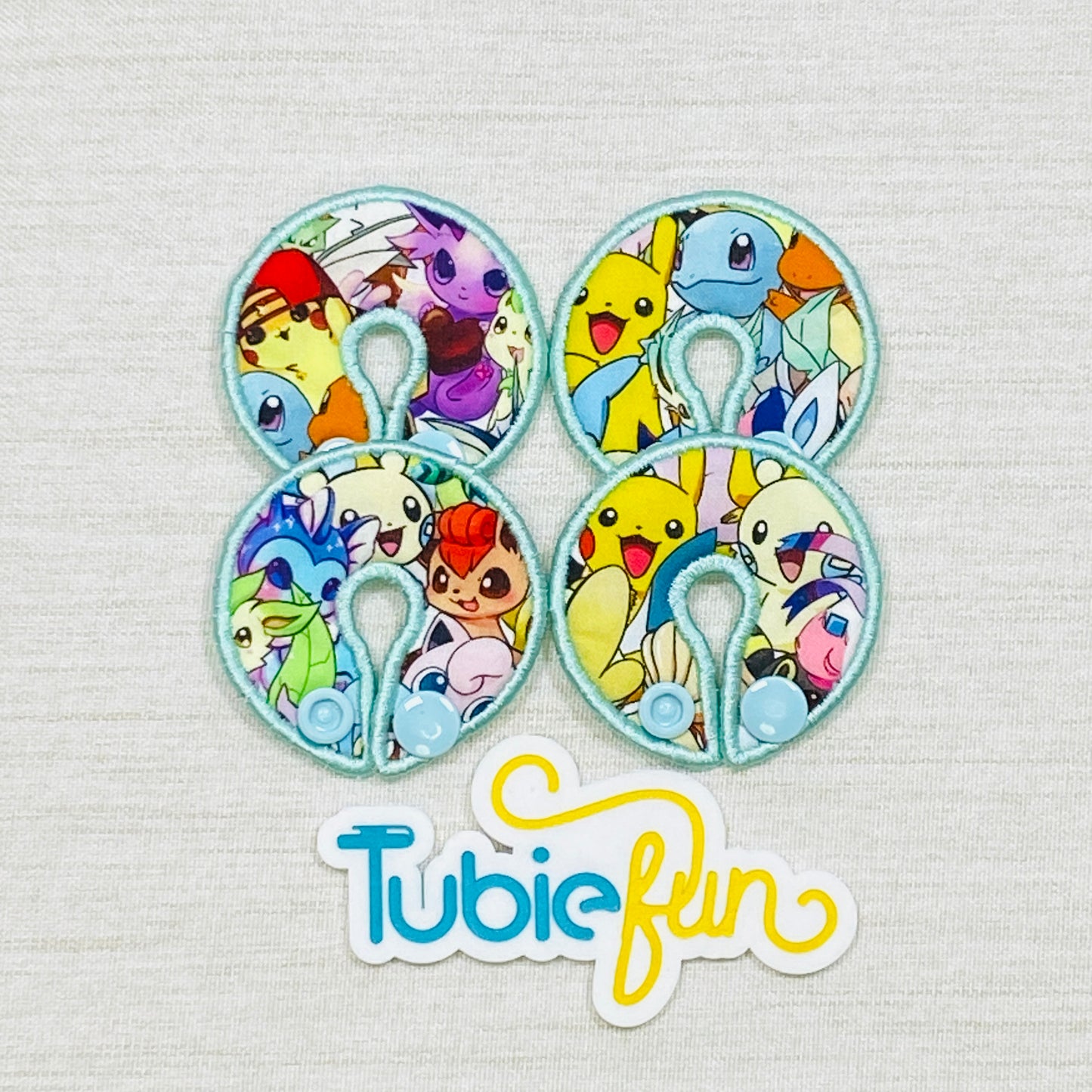 G-Tube Button Pad Cover - Pocket Monsters