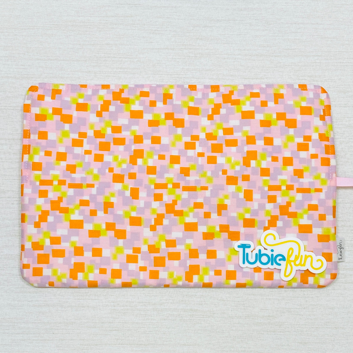 Syringe Roll - Pink and Orange Squares
