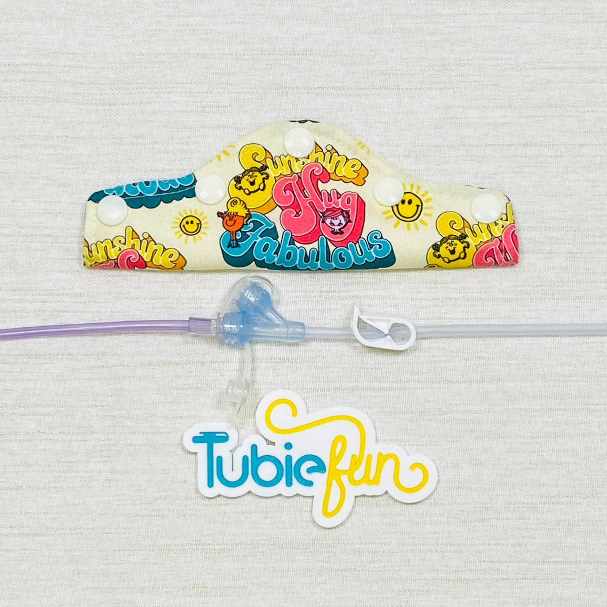 Feeding Tube Connection Cover - Sunshine and Hugs