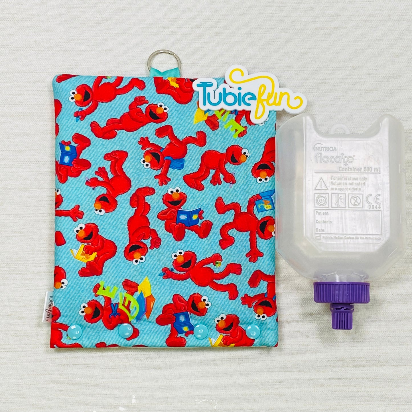 Insulated Milk Bag Suitable for 500ml Flocare Bottle in - Red Teddy