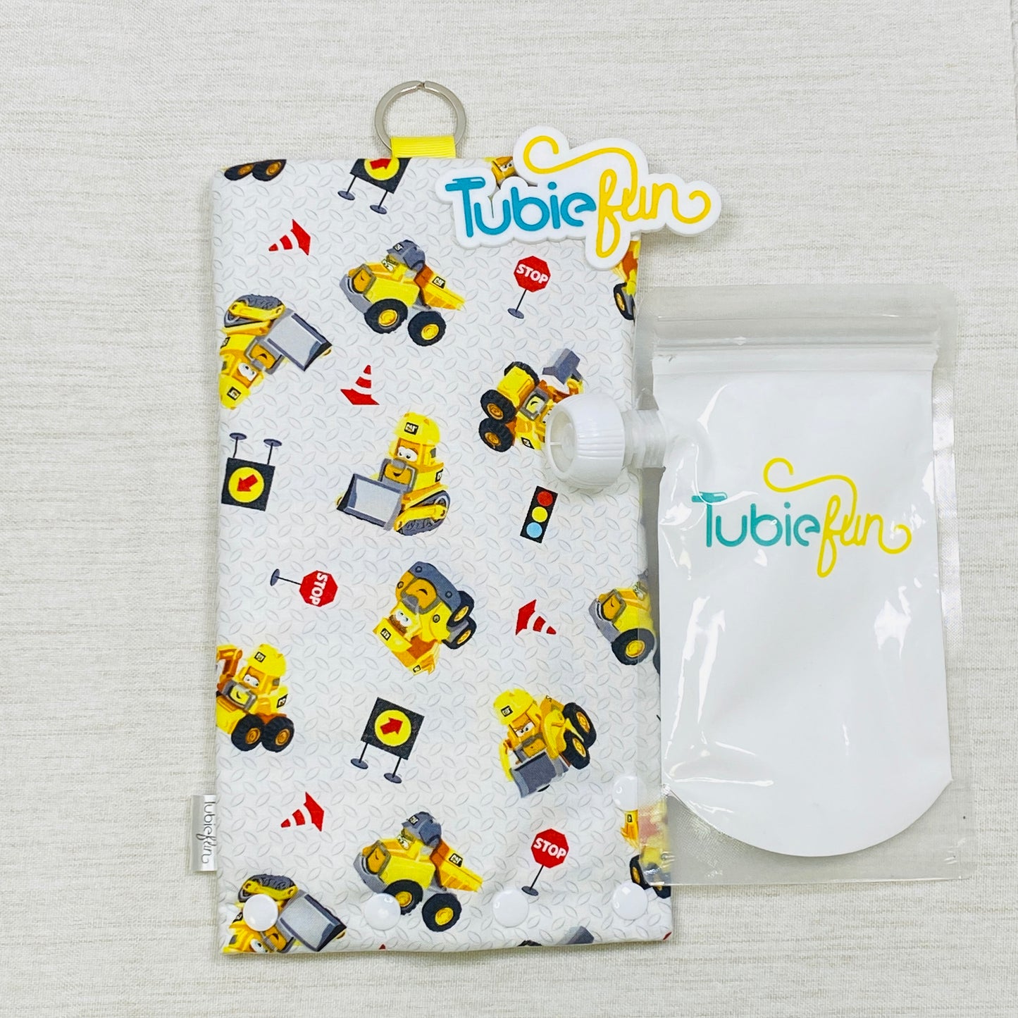 Insulated Milk Bag Suitable for Reusable Pouches - Construction on White
