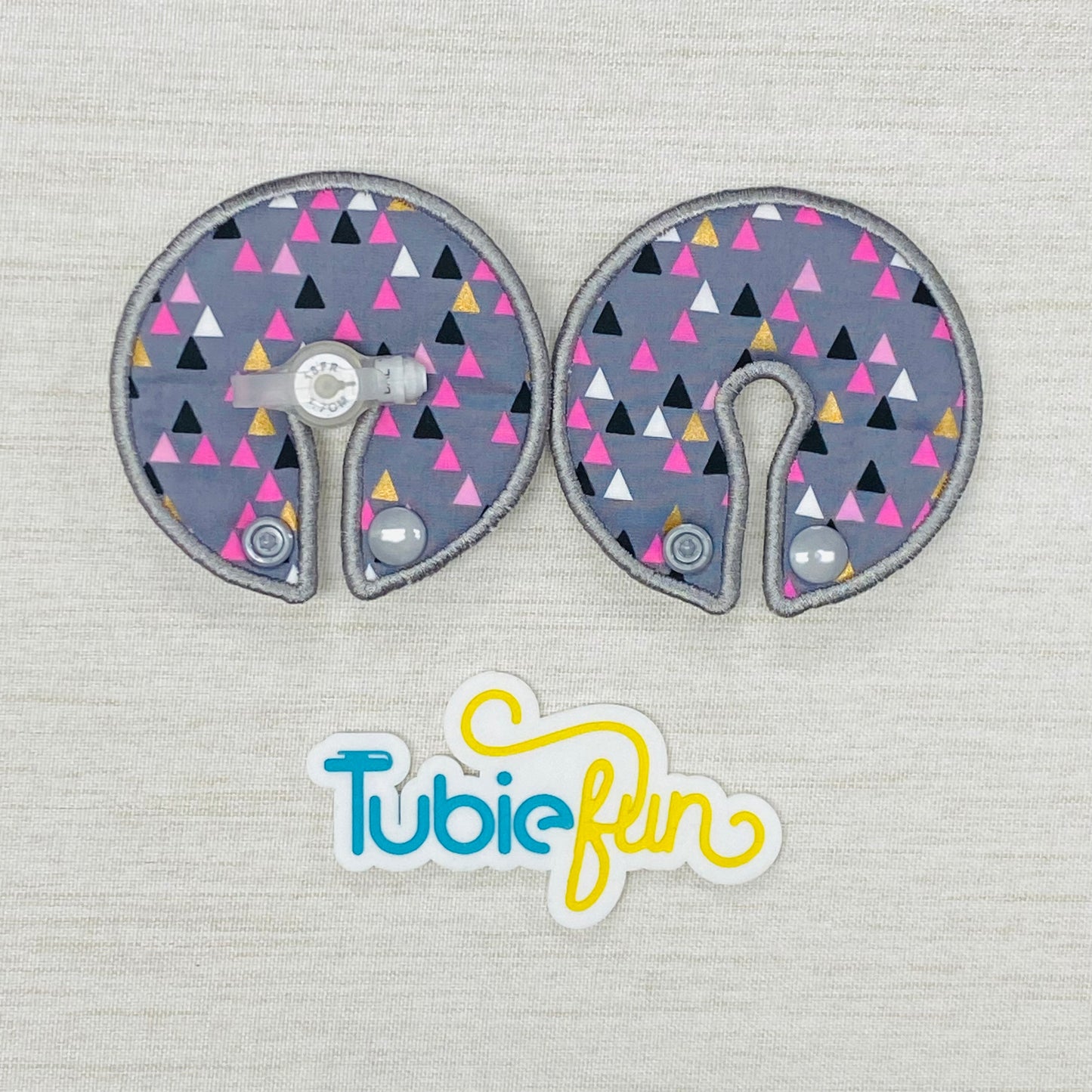 Button Pad Cover Large - Triangles