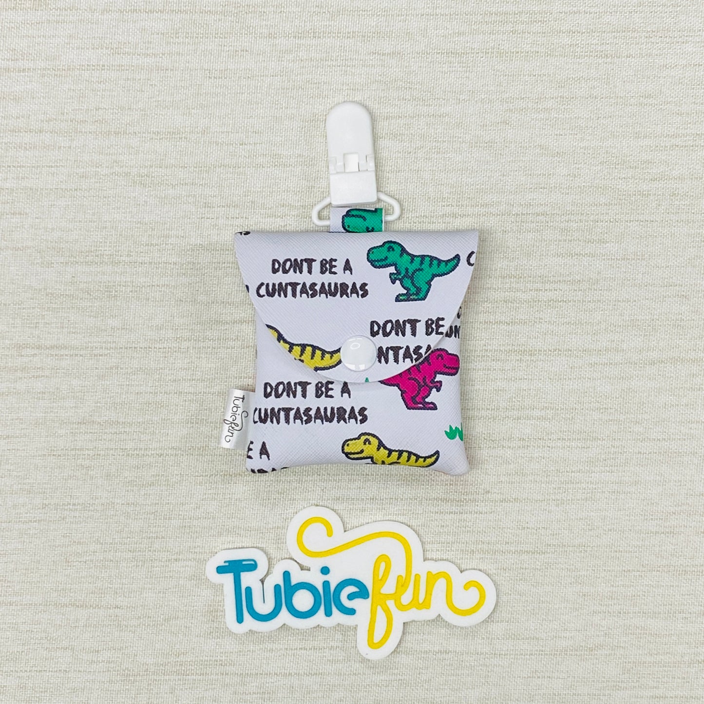 Tubing Pouch - Sweary Dinosaurs