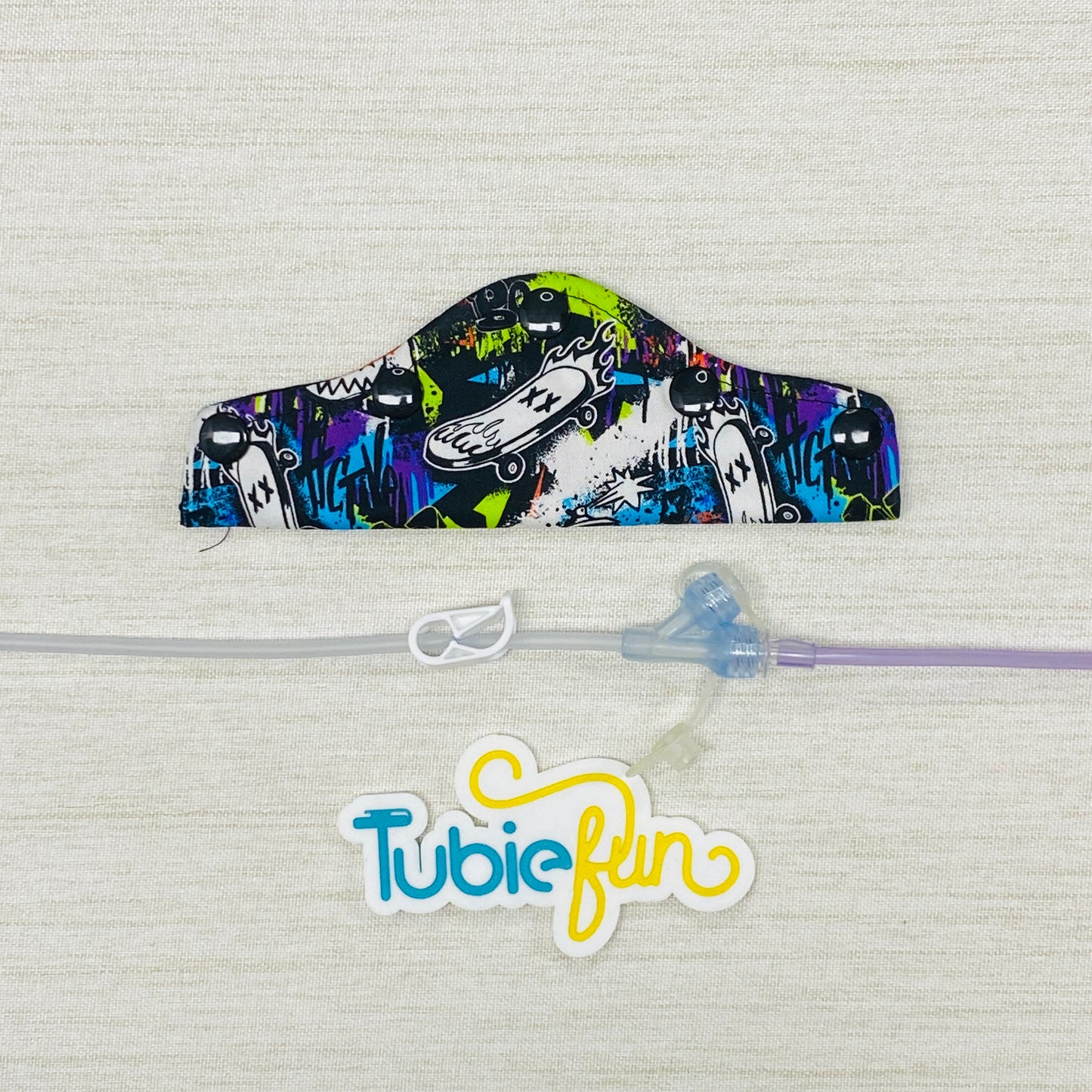 Feeding Tube Connection Cover - Graffiti