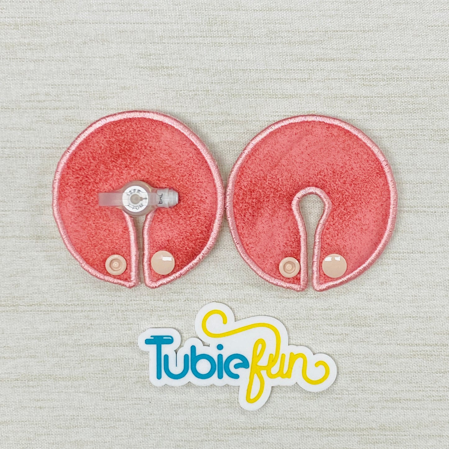 Button Pad Cover Large - Dusty Pink