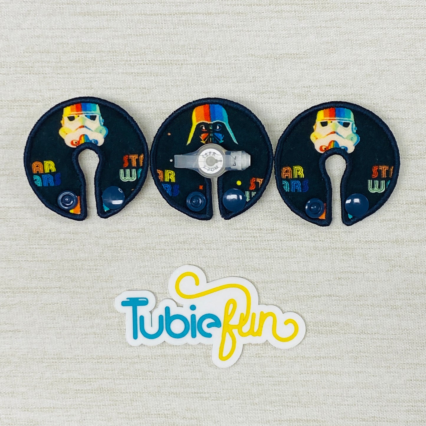 G-Tube Button Pad Cover - Rainbow Alliance