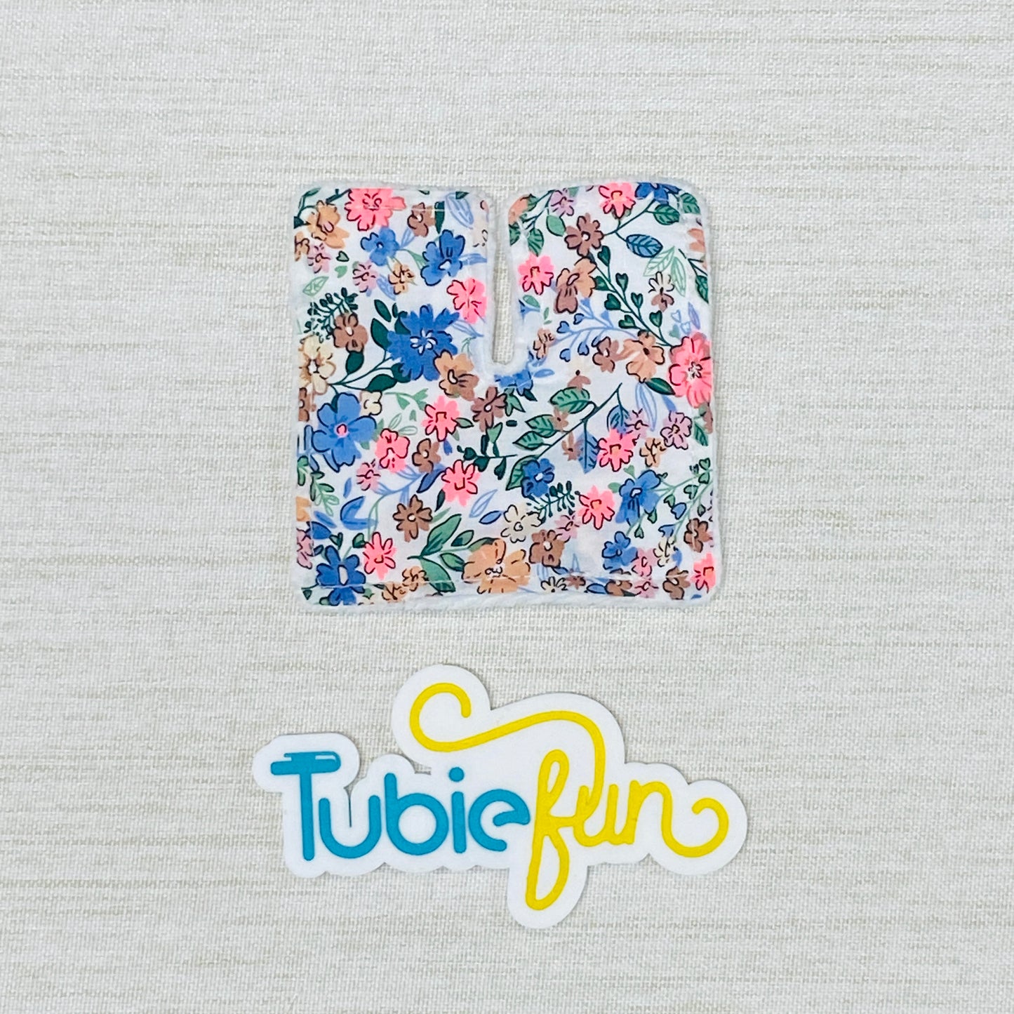 Tracheostomy Pad Cover - Small Flowers