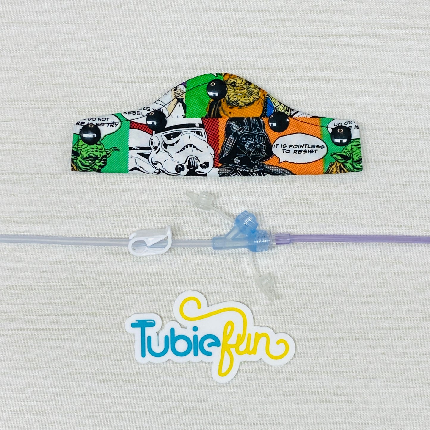 Feeding Tube Connection Cover - Comic Star Characters