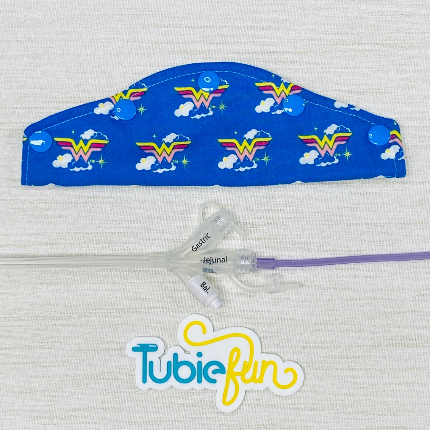 Large Feeding Tube Connection Cover - Wonder Symbol