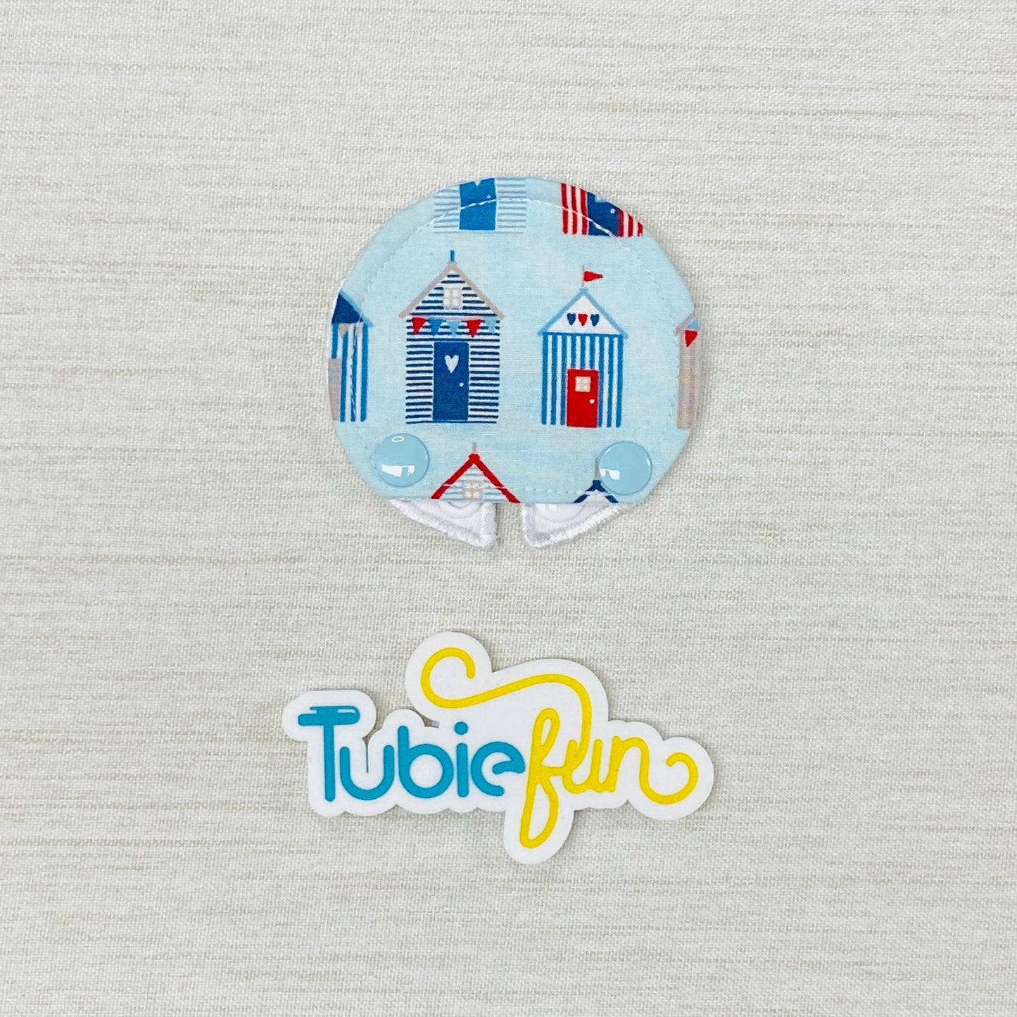 Covered Button Pad - Beach Houses
