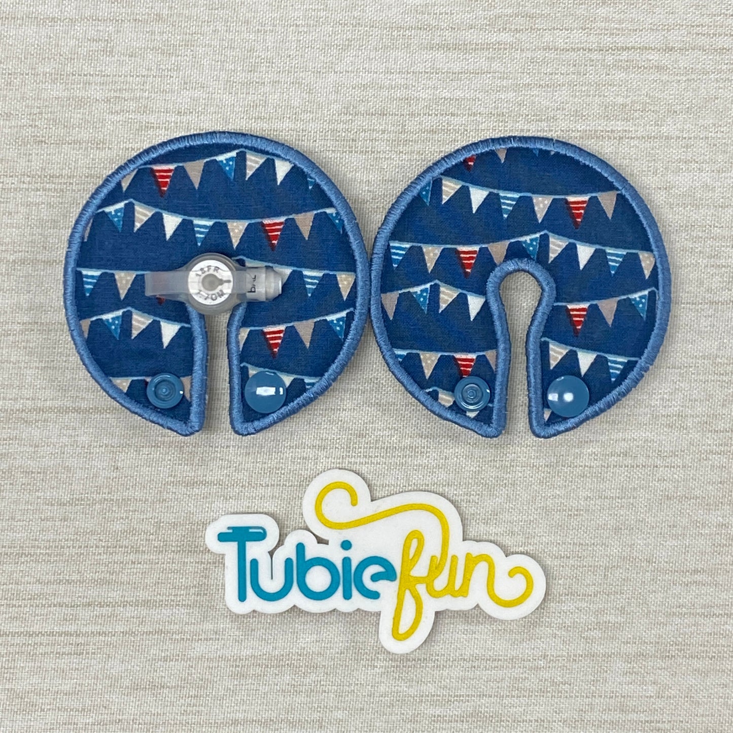 Button Pad Cover Large - Bunting