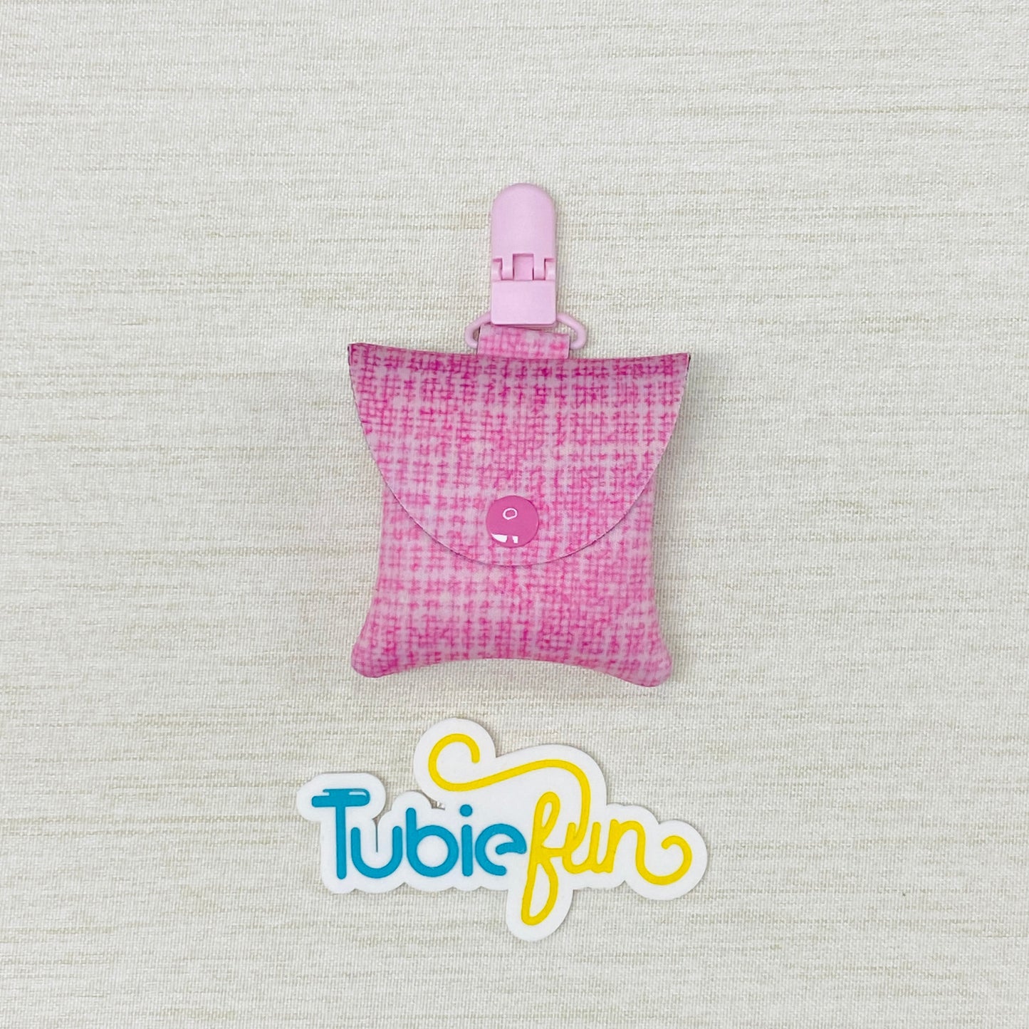 Neoprene Tubing Pouch - Pink Patterned