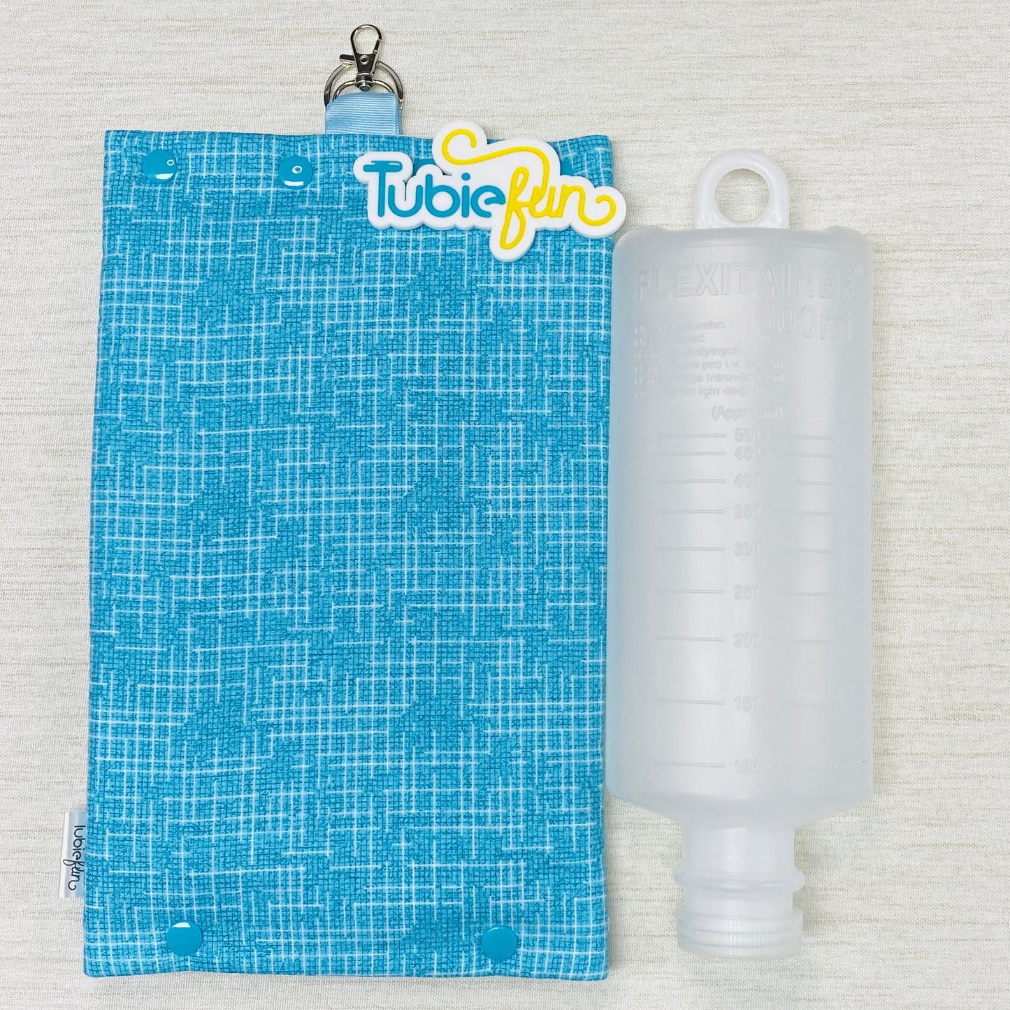 Insulated Milk Bag Suitable for 1L Flocare and 500ml Flexitaners - Blue Patterned