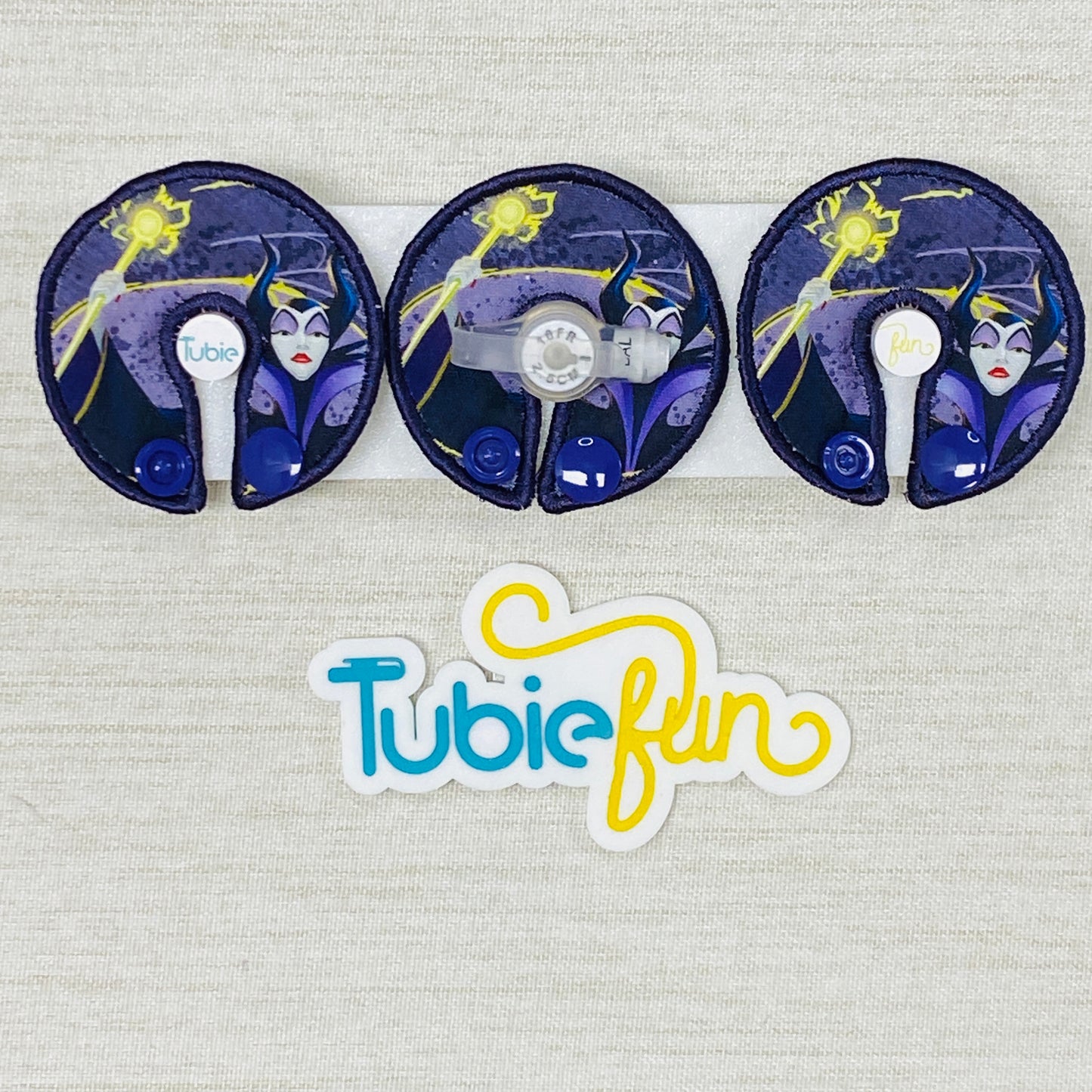 G-Tube Button Pad Cover - Evil Queens