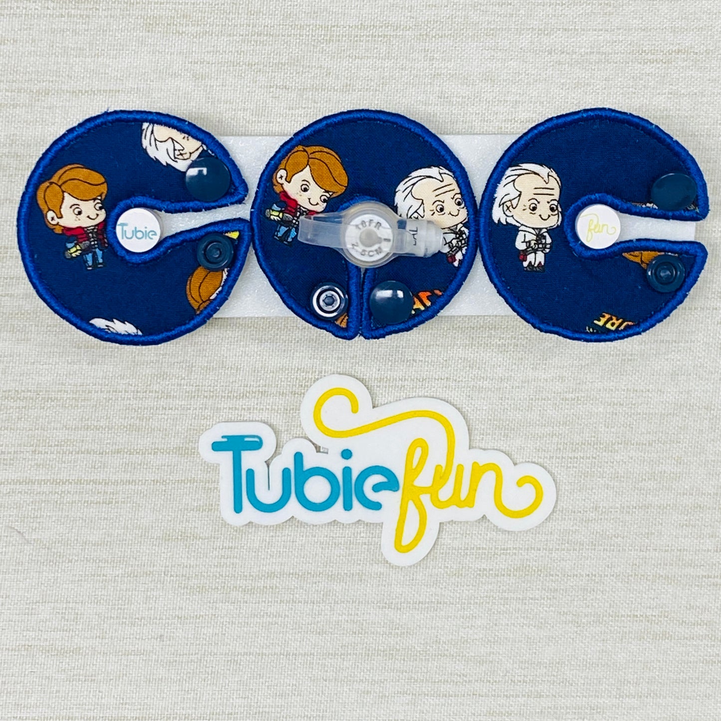 G-Tube Button Pad Cover - Back to the Future