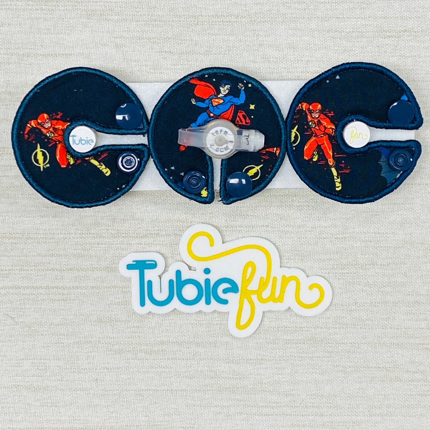 G-Tube Button Pad Cover - Flying Heros