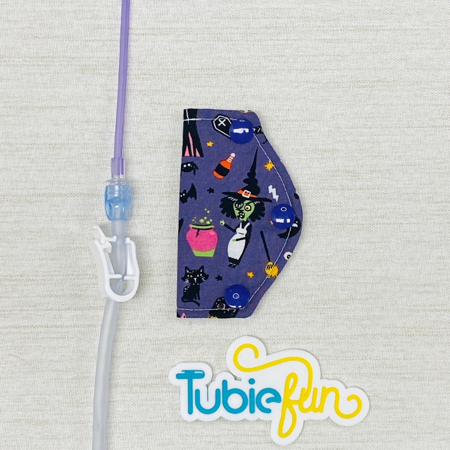 Feeding Tube Mini Connection Cover - Halloween