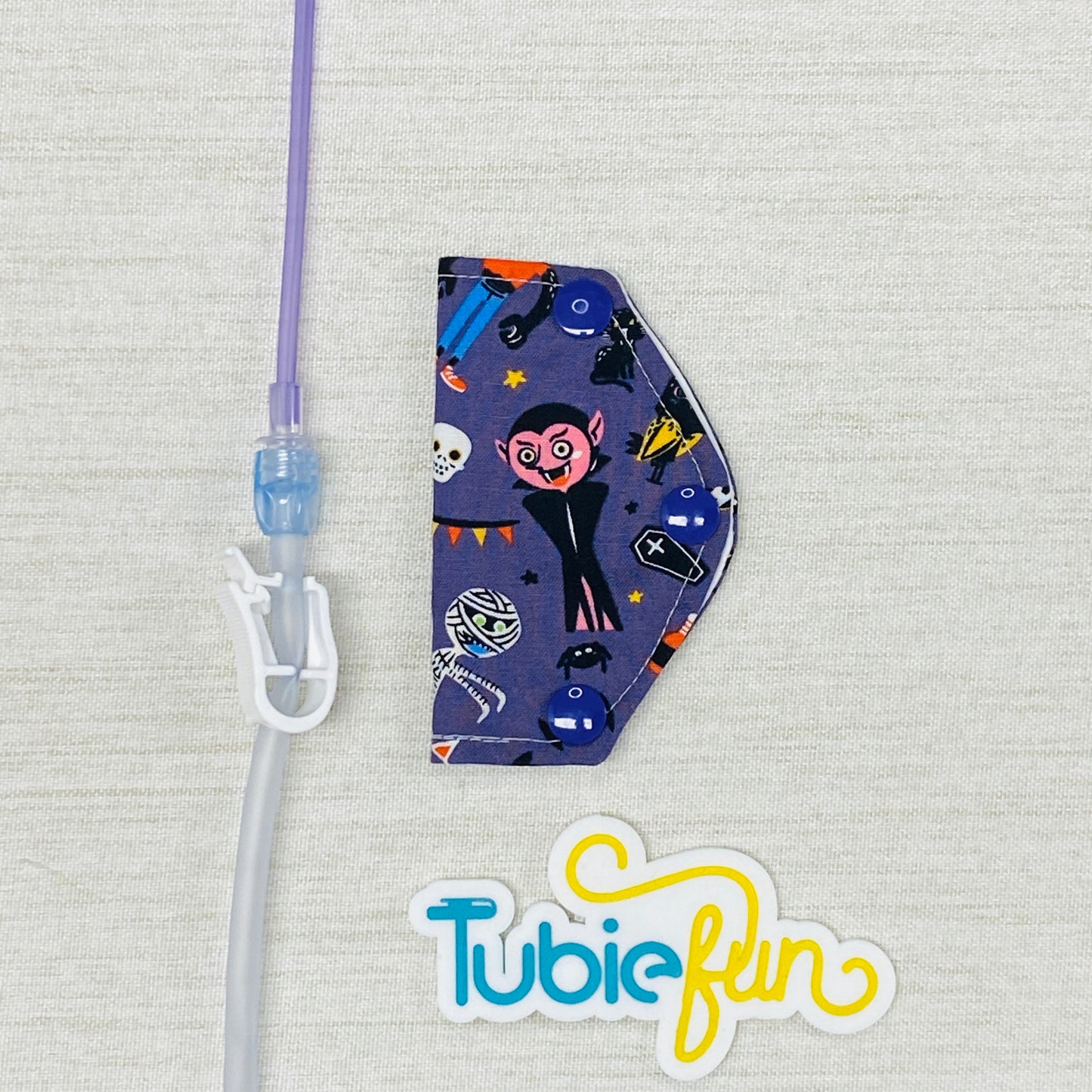 Feeding Tube Mini Connection Cover - Halloween 2