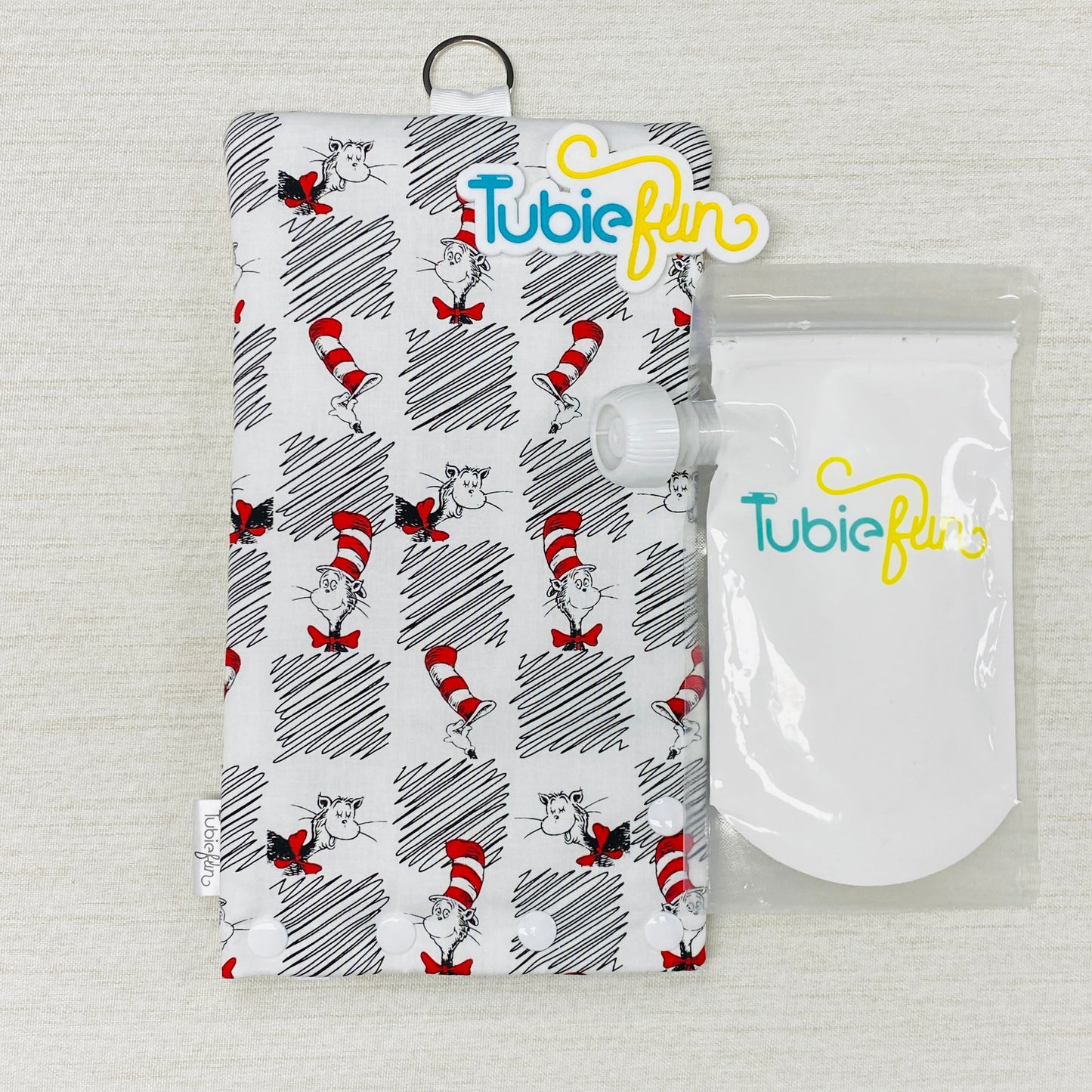 Insulated Milk Bag Suitable for Reusable Pouches - Cat in Hat