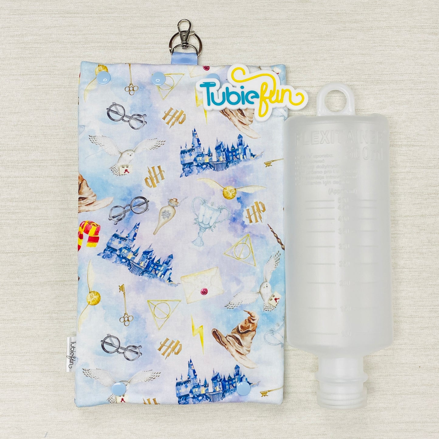 Insulated Milk Bag Suitable for 1L Flocare and 500ml Flexitaners - Wizard Items on Blue
