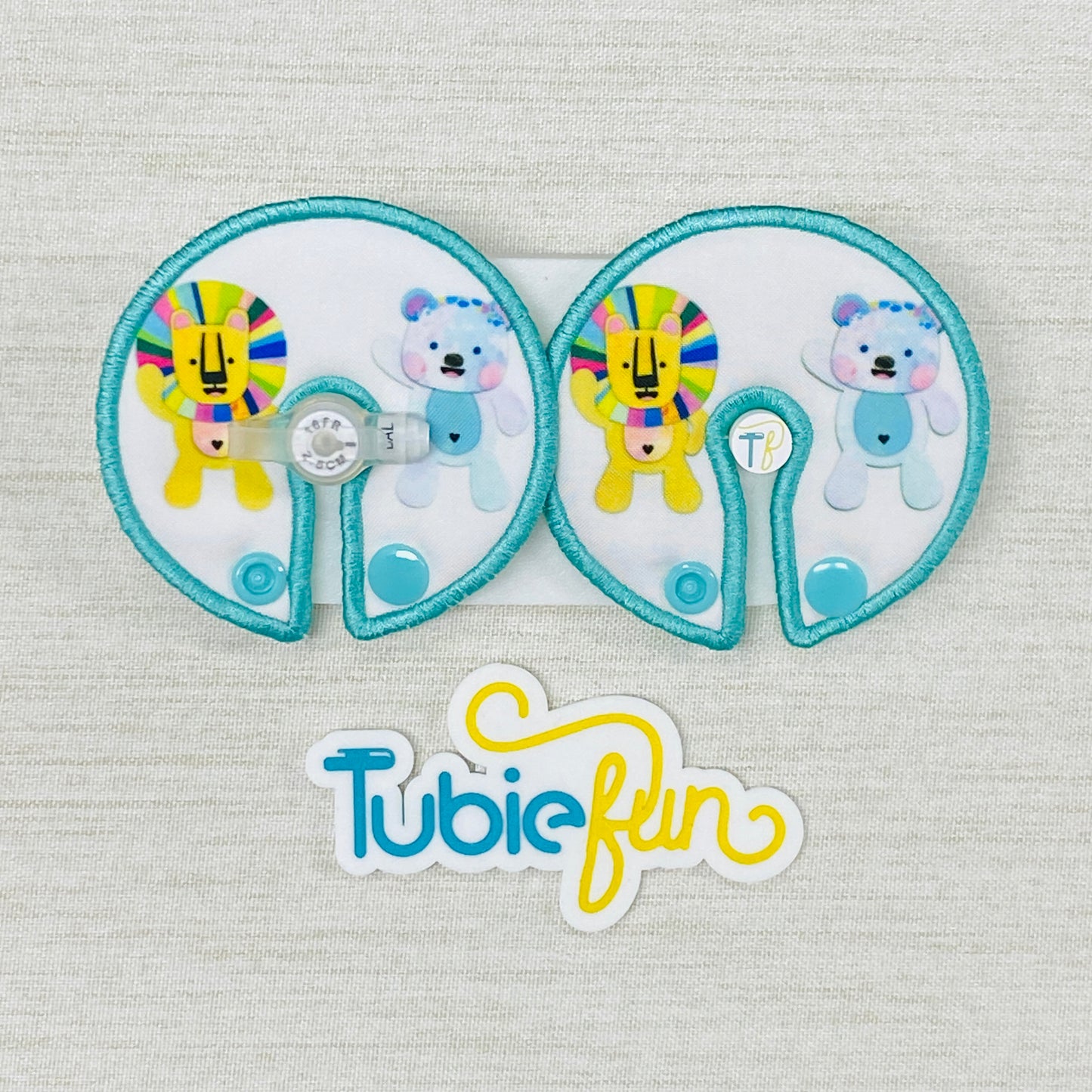 Button Pad Cover Large - Kasey Rainbow Luka & Poppy