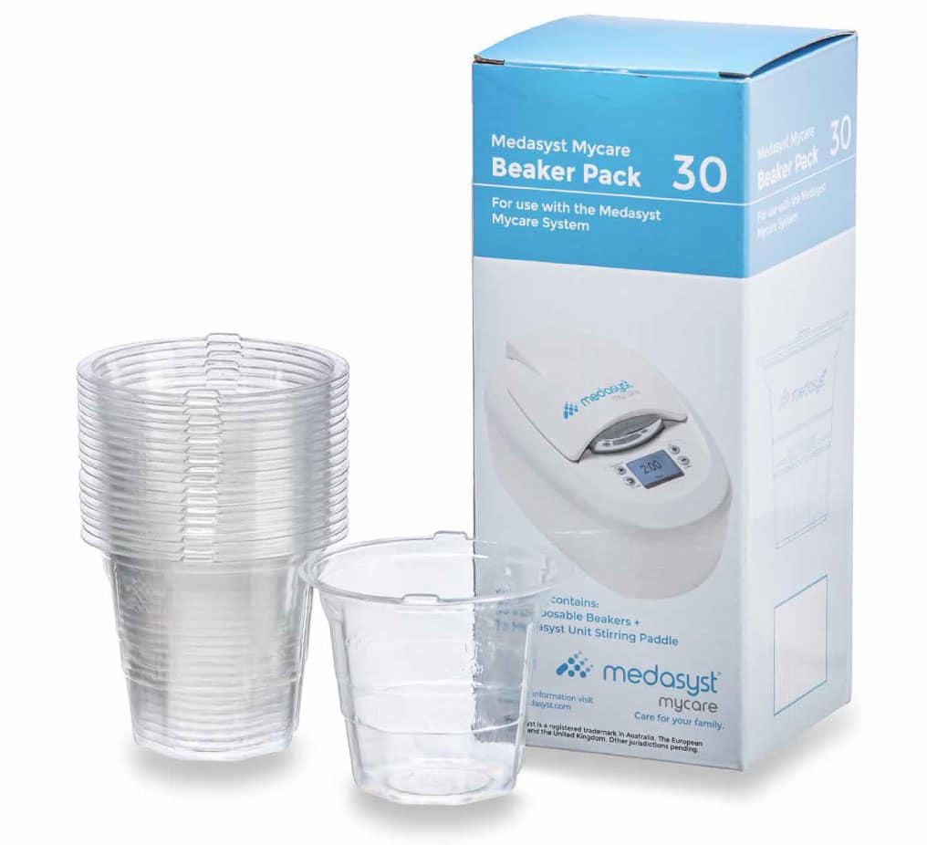 Medasyst Mycare Pack of 30 UltraClear Daily Disposable Beakers