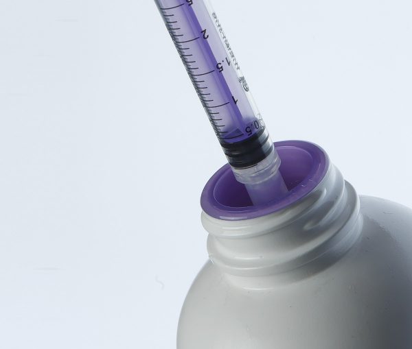 Purple ENFit Medicine Bottle Adapter (20 - 21.5mm)