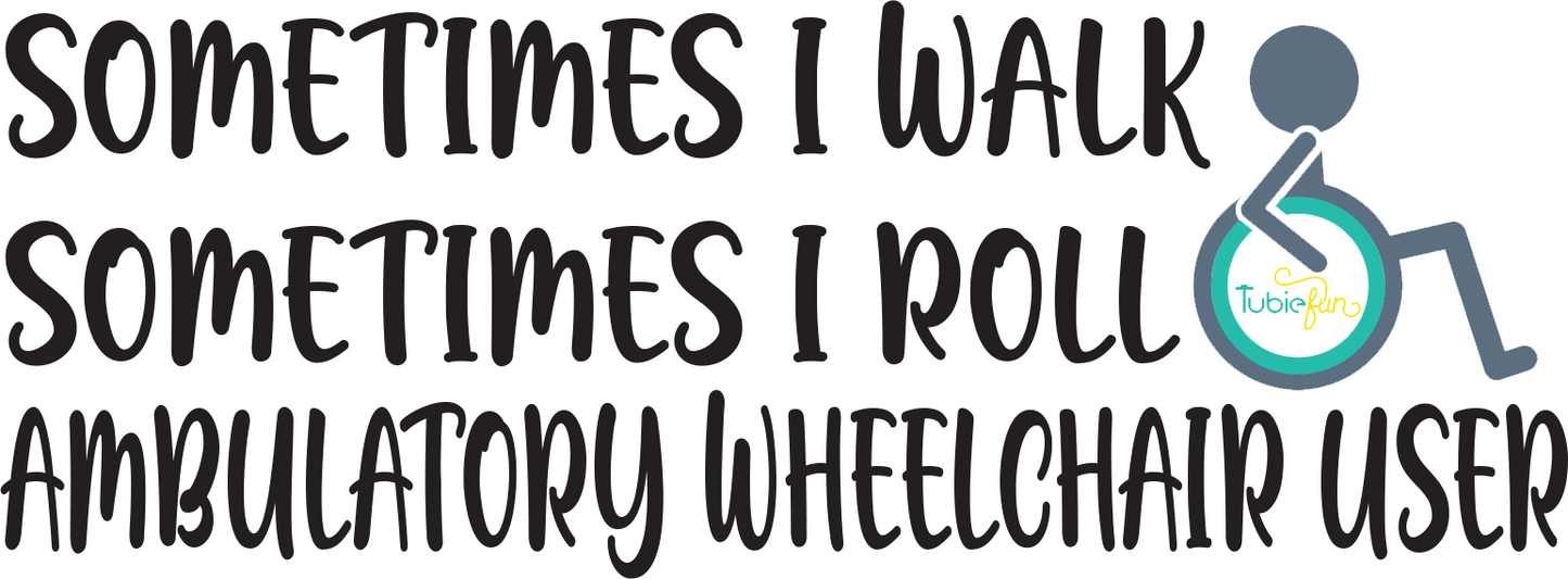Car Decal - Wheelchair User in Black