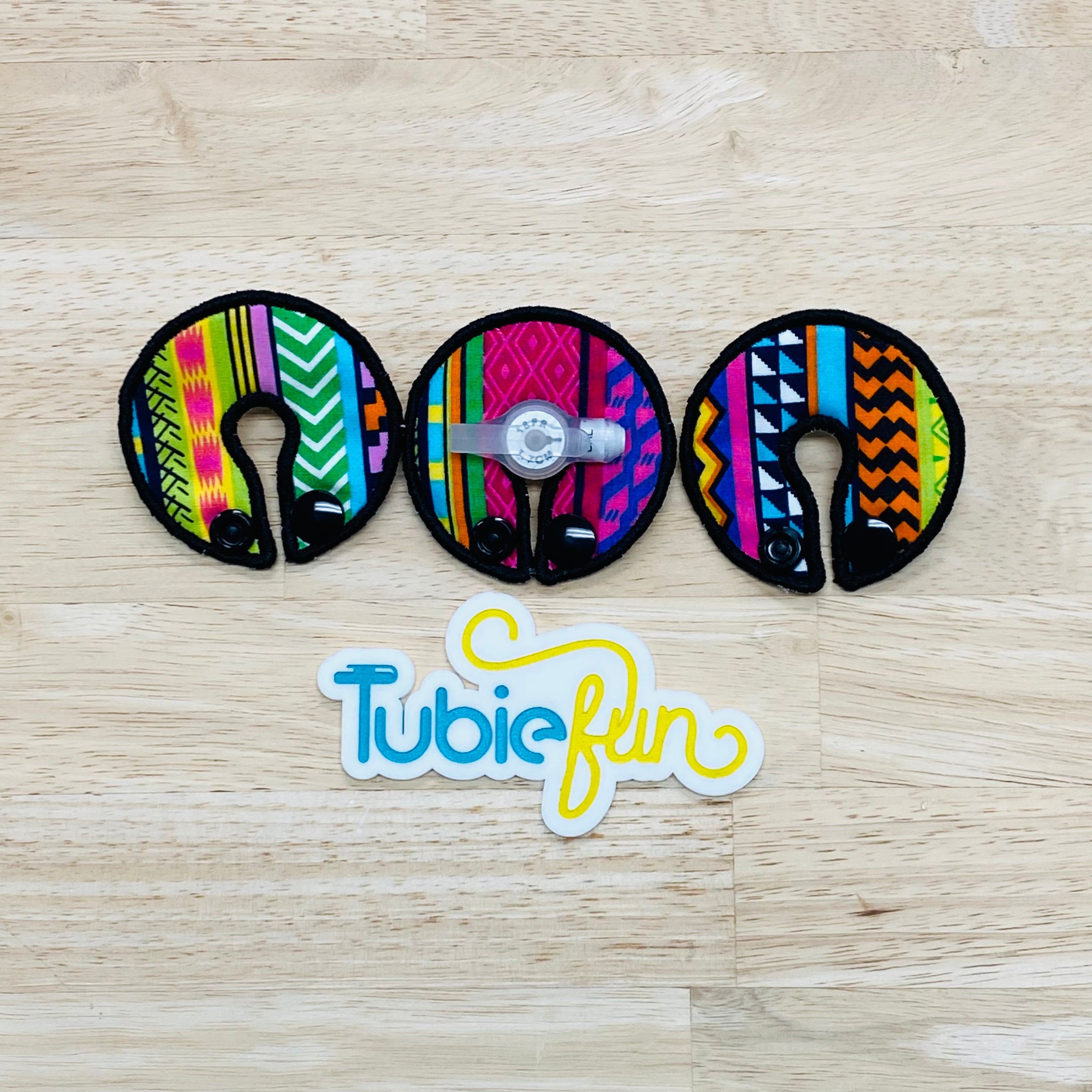 GTube Button Pad Cover Mixed Patterns Tubie Fun