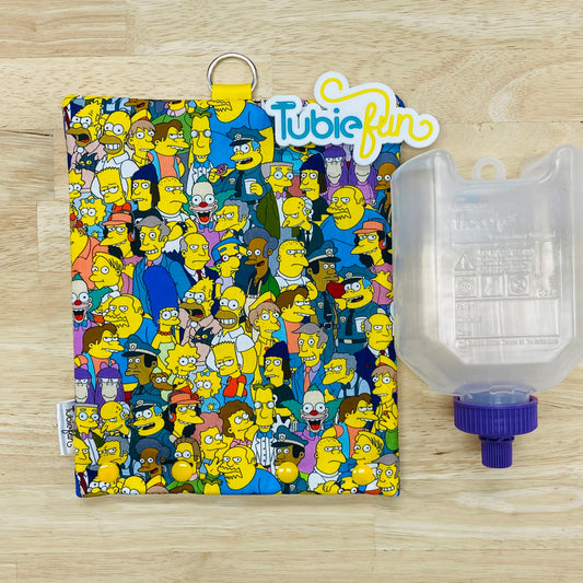 Insulated Milk Bag Suitable for 500ml Flocare Bottle in - Yellow Family and Friends