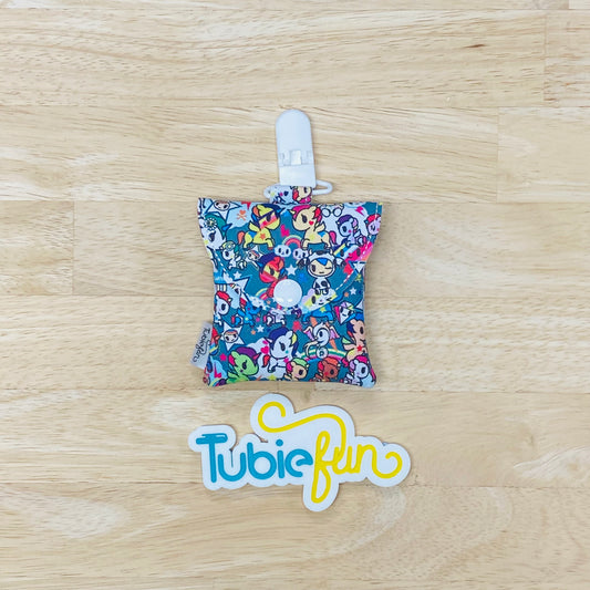 Tubing Pouch - Rainbow Unicorns and Friends