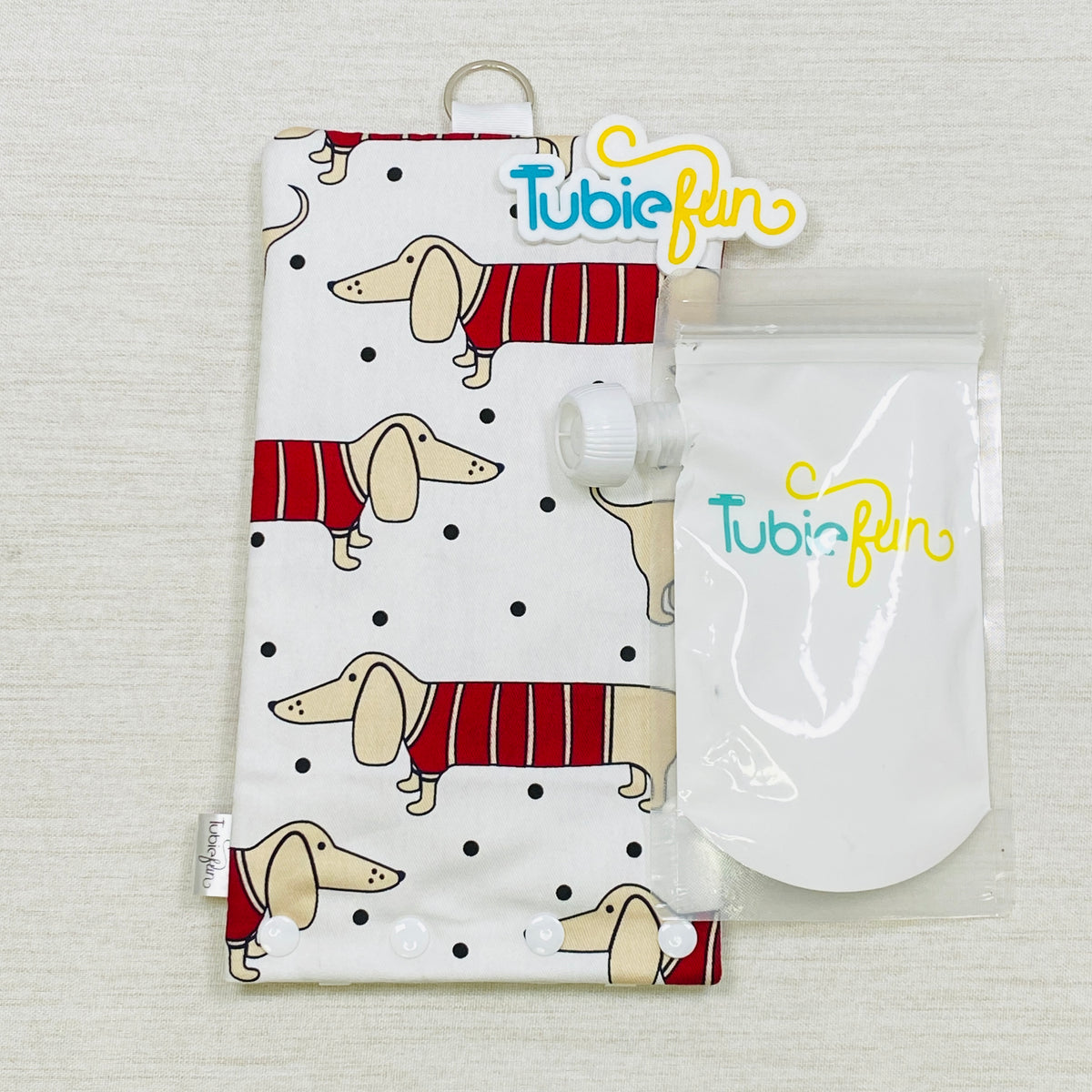 Insulated Milk Bag Suitable for Reusable Pouches - Sausage Dogs