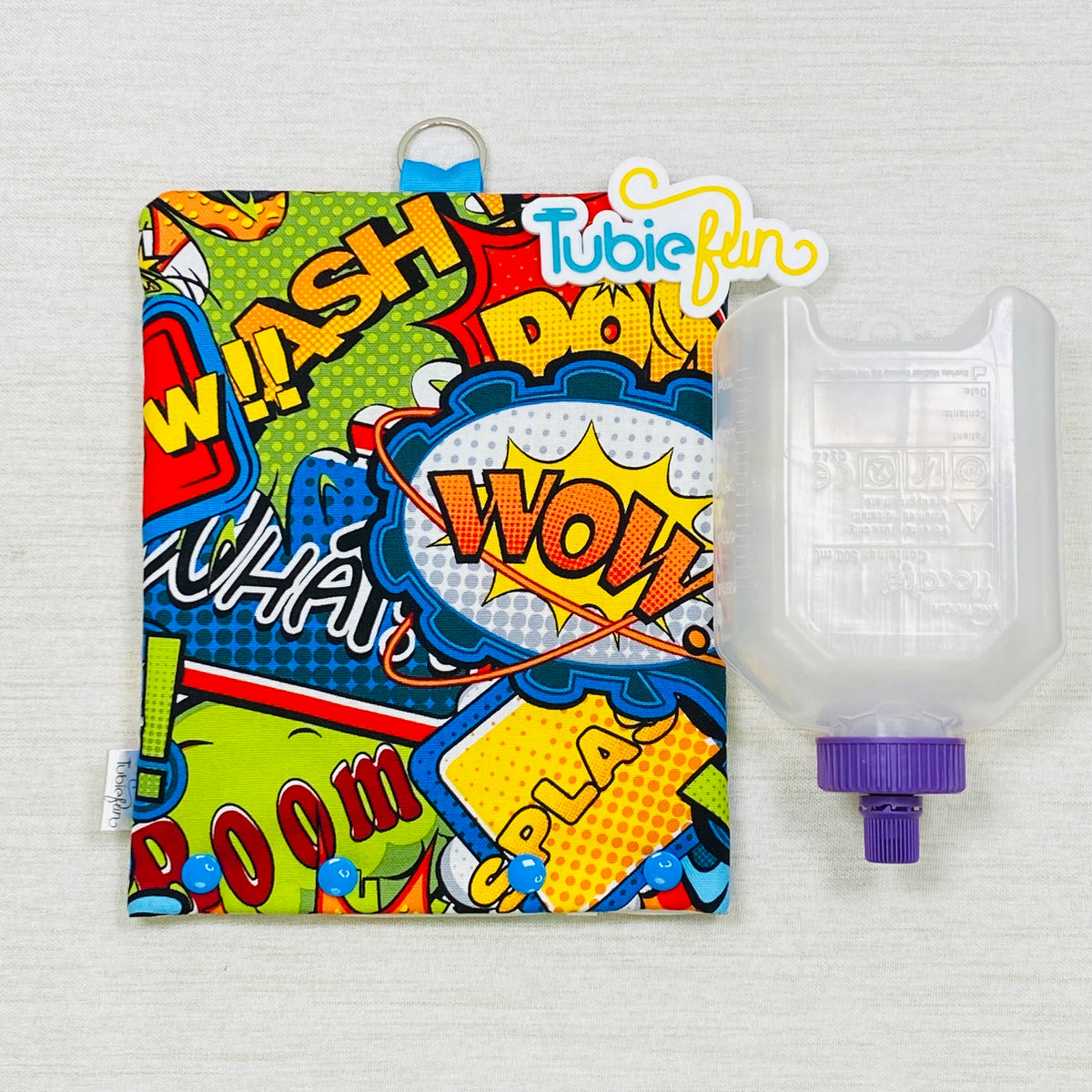 Insulated Milk Bag Suitable for 500ml Flocare Bottle in - Comic Words