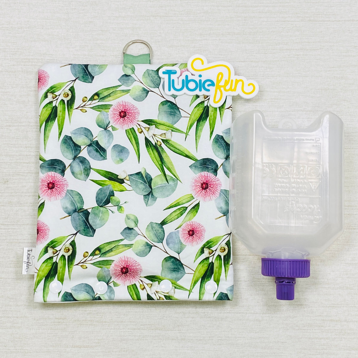 Insulated Milk Bag Suitable for 500ml Flocare Bottle in - Native Flowers