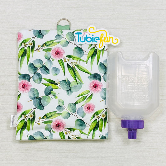 Insulated Milk Bag Suitable for 500ml Flocare Bottle in - Native Flowers