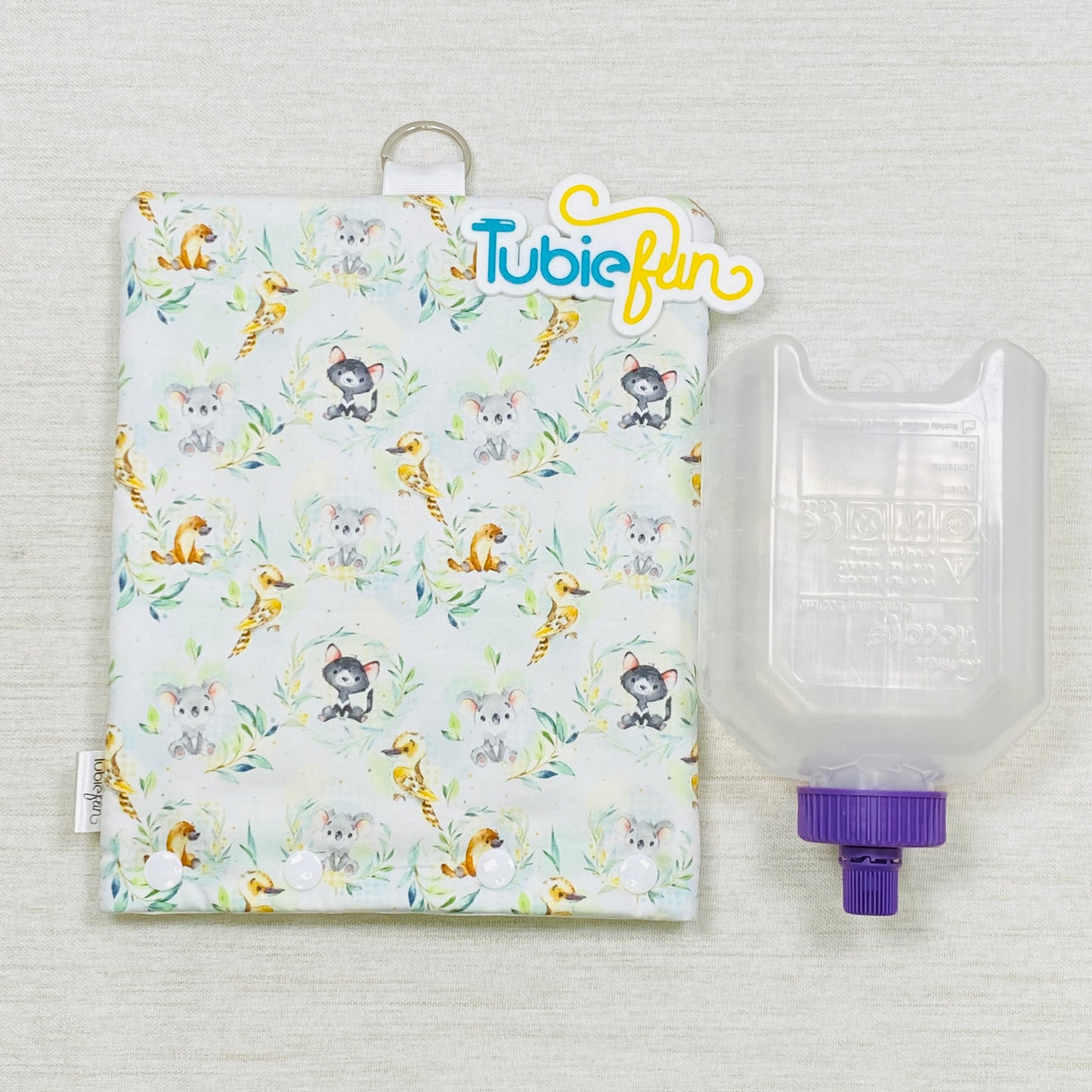 Insulated Milk Bag Suitable for 500ml Flocare Bottle in - Aussie Animals