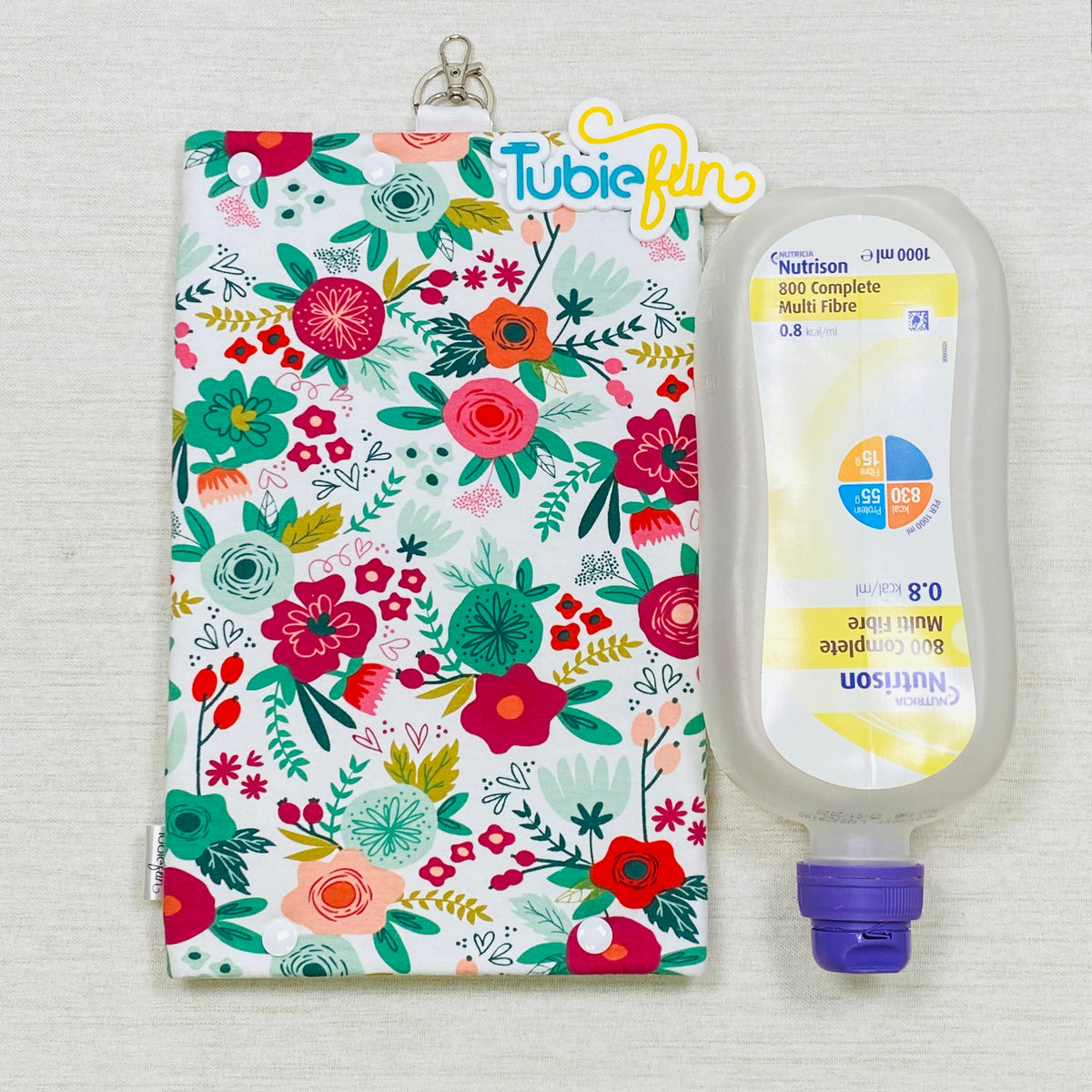 Insulated Milk Bag Suitable for 1L Flocare and 500ml Flexitainers - Flowers