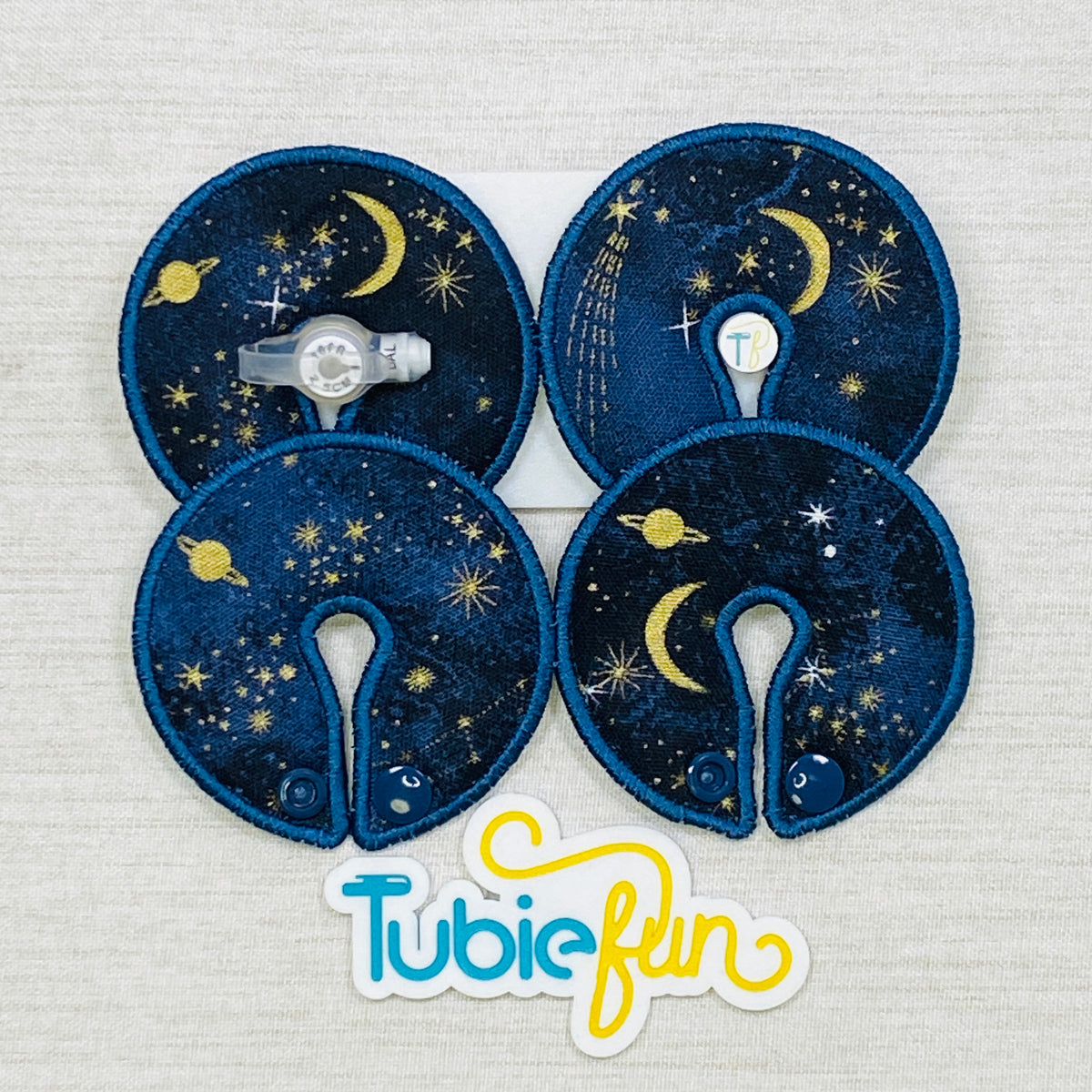Button Pad Cover Large - Gold Space
