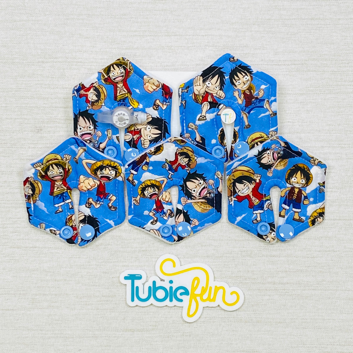 Hexagon G-Tube Button Pad Cover - One Bits