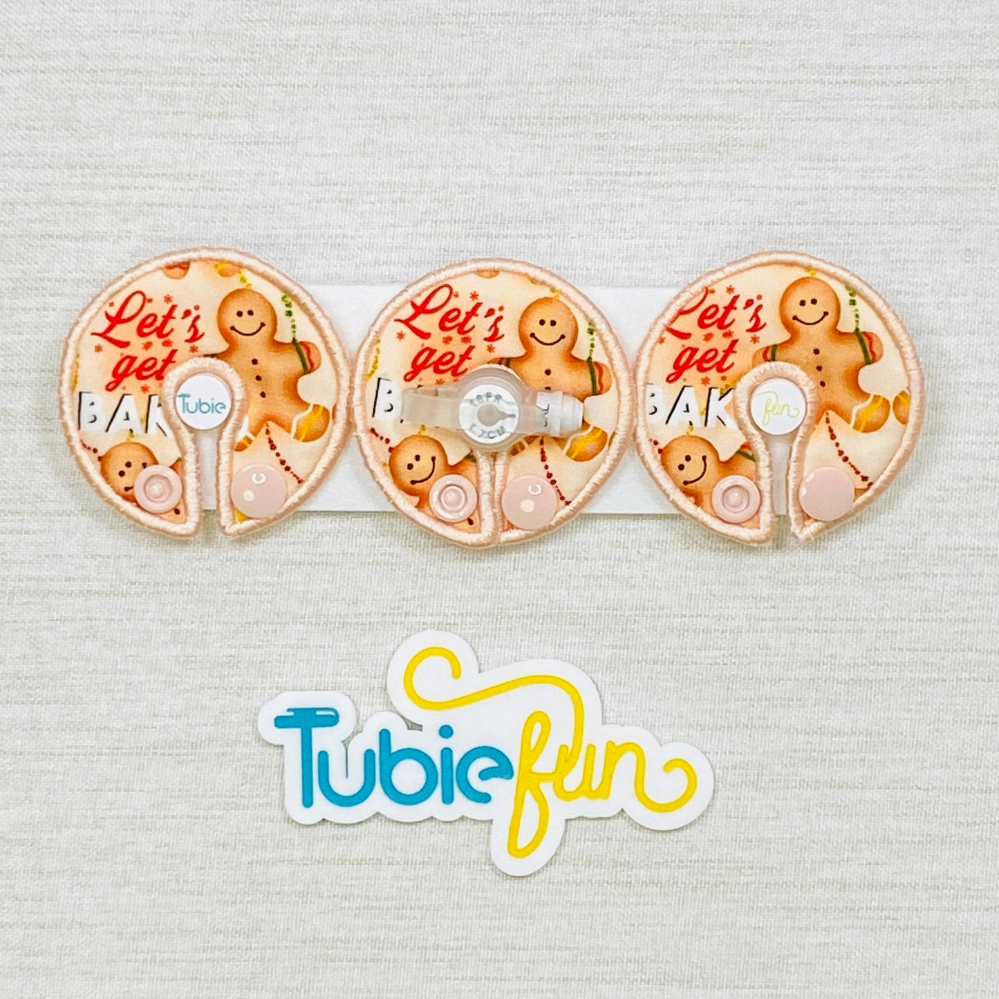 G-Tube Button Pad Cover - Lets Get Baked