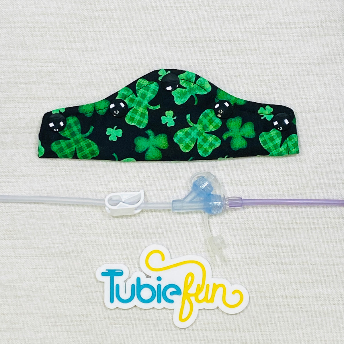 Feeding Tube Connection Cover - Shamrock