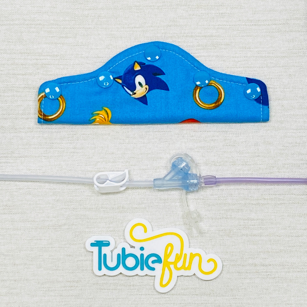 Feeding Tube Connection Cover - Hedgehog and Friends