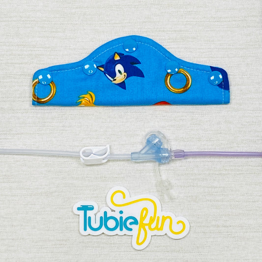 Feeding Tube Connection Cover - Hedgehog and Friends