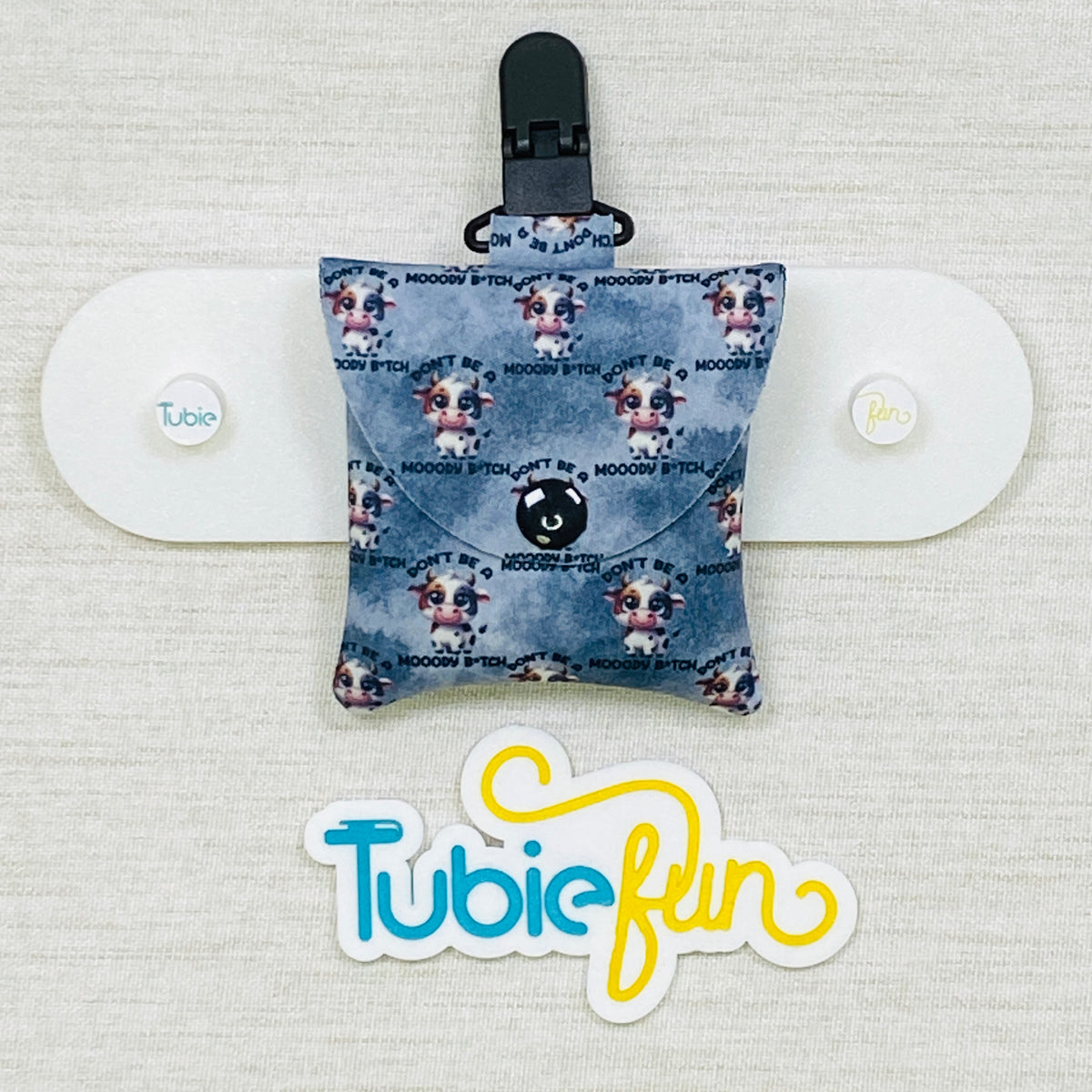 Tubing Pouch - Sweary Cow