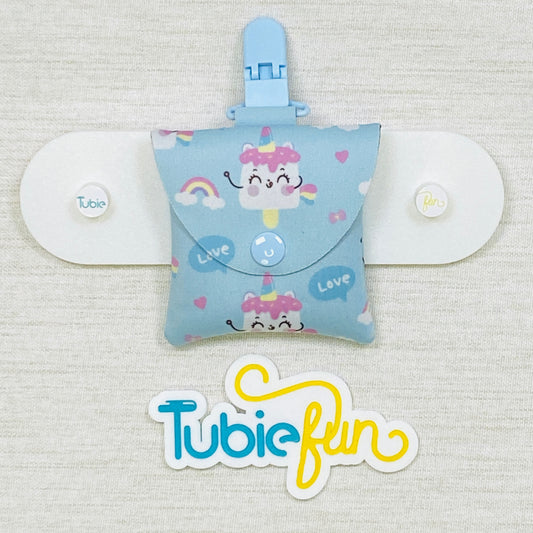 Neoprene Tubing Pouch - Ice cream Unicorn