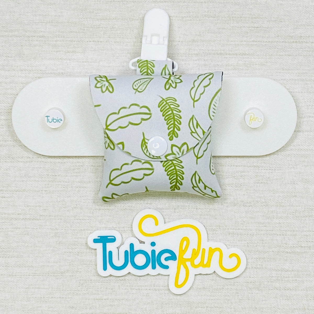 Neoprene Tubing Pouch - Leaves