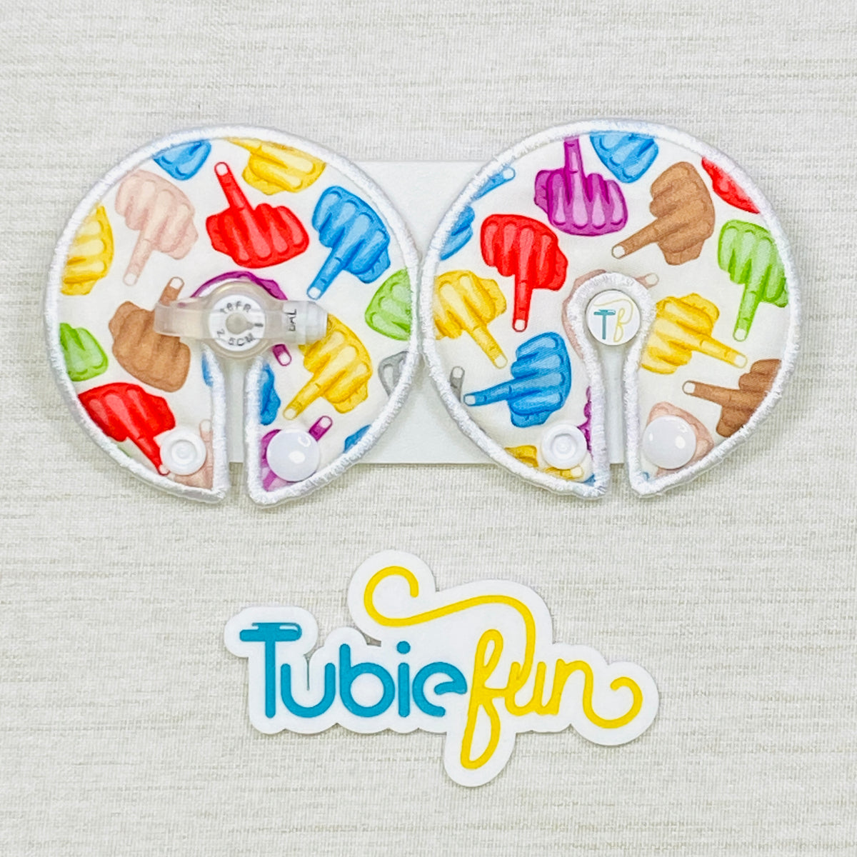 Button Pad Cover Large - Fingers