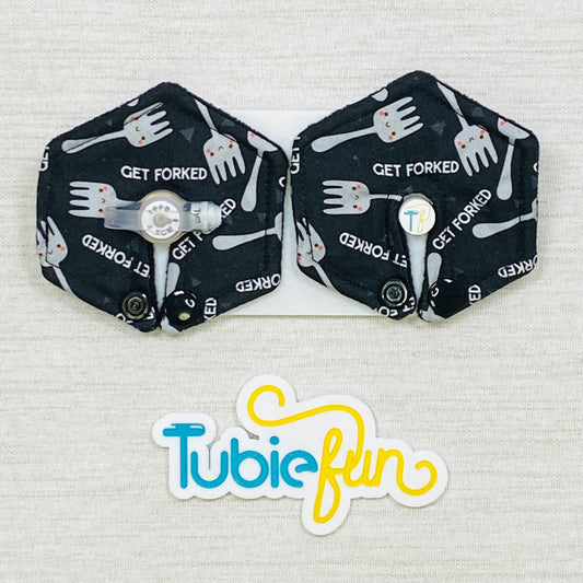 Hexagon G-Tube Button Pad Cover -  Get Forked